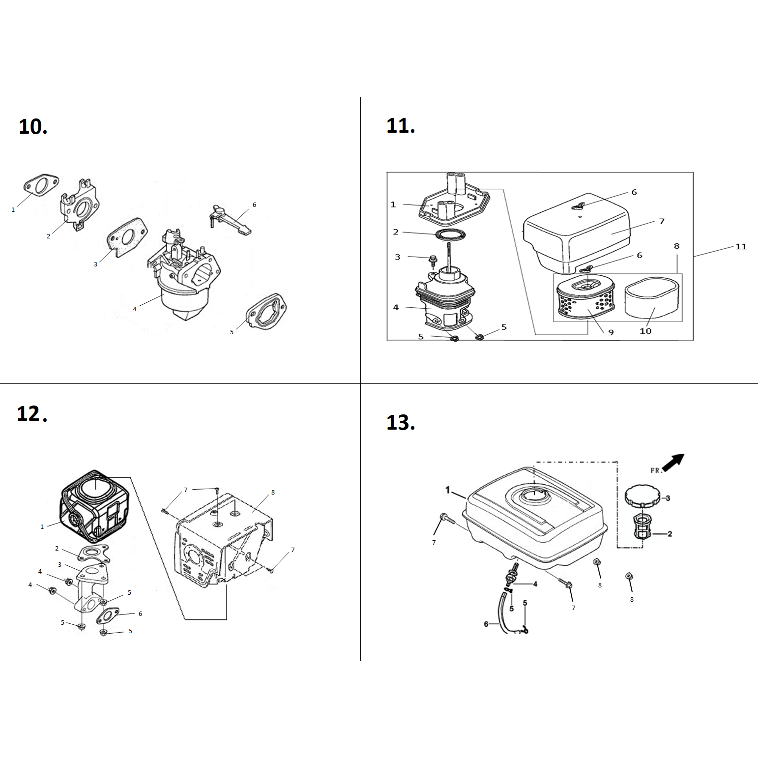Мотопомпа бензиновая МПГ-1300-80