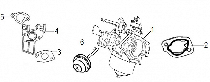 13 КАРБЮРАТОР | СНЕГОУБОРЩИК CHAMPION ST665