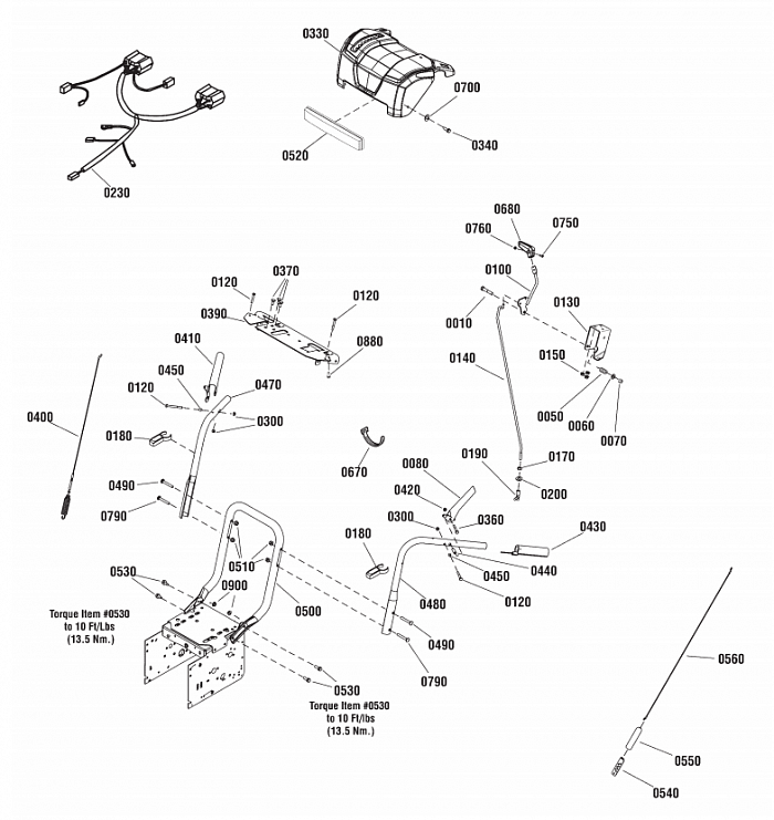 1 ДЕТАЛИ УПРАВЛЕНИЯ | СНЕГОУБОРЩИК CHAMPION ST661BS
