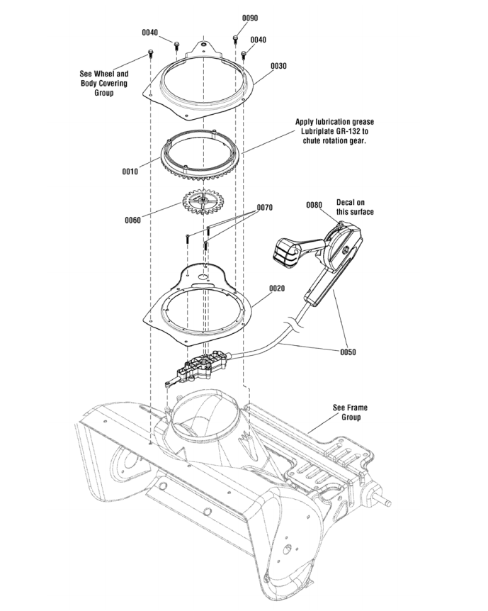 7 ДЕТАЛИ УПРАВЛЕНИЯ СНЕГОУБОРЩИК CHAMPION ST885S 