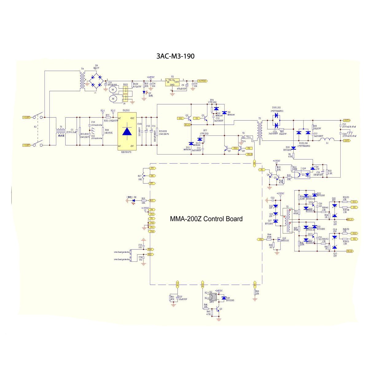Сварочный инвертор, ММА ЗАС-М3-190