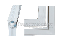 Уплотнитель двери холодильника Полюс-10, 1280х560 мм, под планку